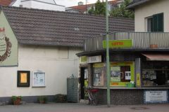 Kiosk mit Wohnhaus