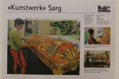 künstlerisch gestaltete Särge