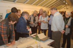 kleine Werkstatt in der Ausstellung