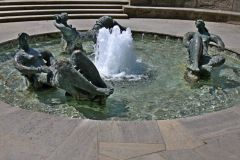 Marshall-Brunnen zu Ehren des US-Außenministers George C. Marshall (Mashall-Plan)