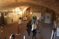 Kunsttage 2014 - Ausstellungsraum im Keller