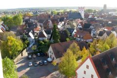 Blick vom Bergfried über die Altstadt