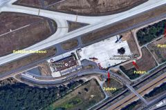 Anfahrt zur Aussichtsplattform