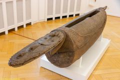 Signal- und Tanztrommel |  Schlitztrommel, mi, Chambri-Sangriman, Mittlerer Sepik, Nordostneuguinea, Melanesien