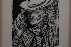 Selbstbildnis mit Fisch 1948